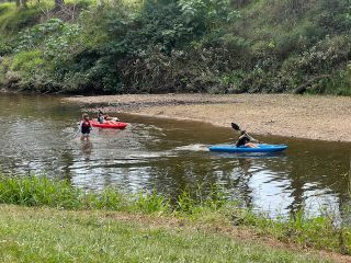 The creek is fun